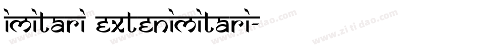 Imitari ExtenImitari字体转换